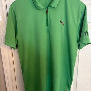 Puma Green Performance Polo Shirt